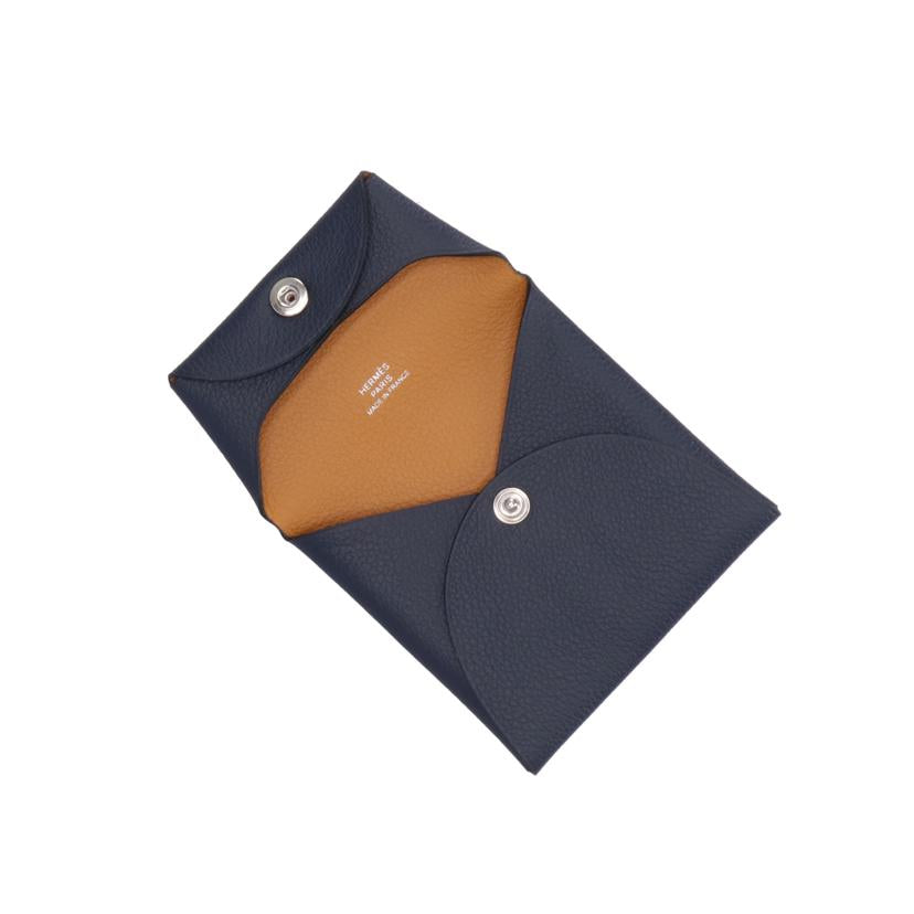 HERMES エルメス/バスティア/ヴェルソ/コインケース/インディゴブルー//Y M*******/SAランク/78