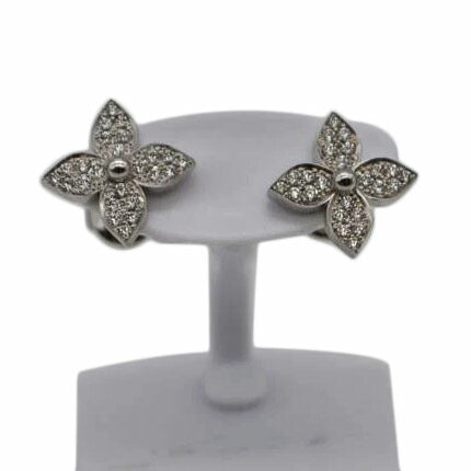 LV ルイヴィトン/ピアススターブロッサム/ホワイトゴールド/Q96966//H72276/H22219/SAランク/89