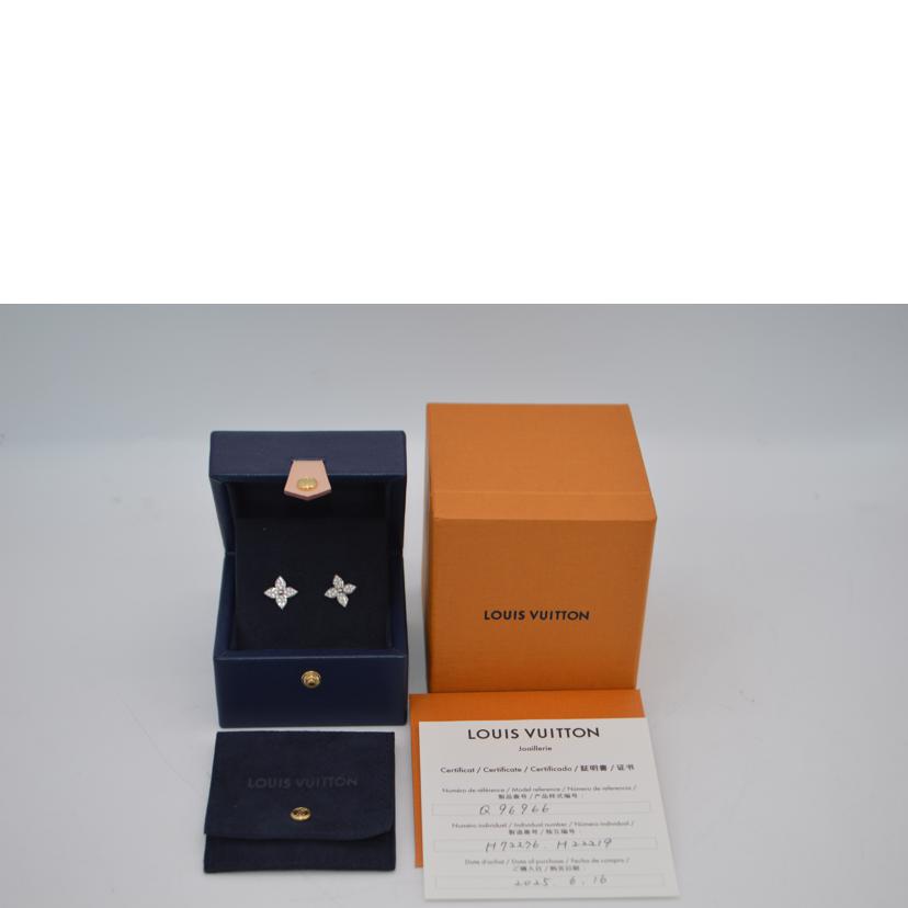 LV ルイヴィトン/ピアススターブロッサム/ホワイトゴールド/Q96966//H72276/H22219/SAランク/89