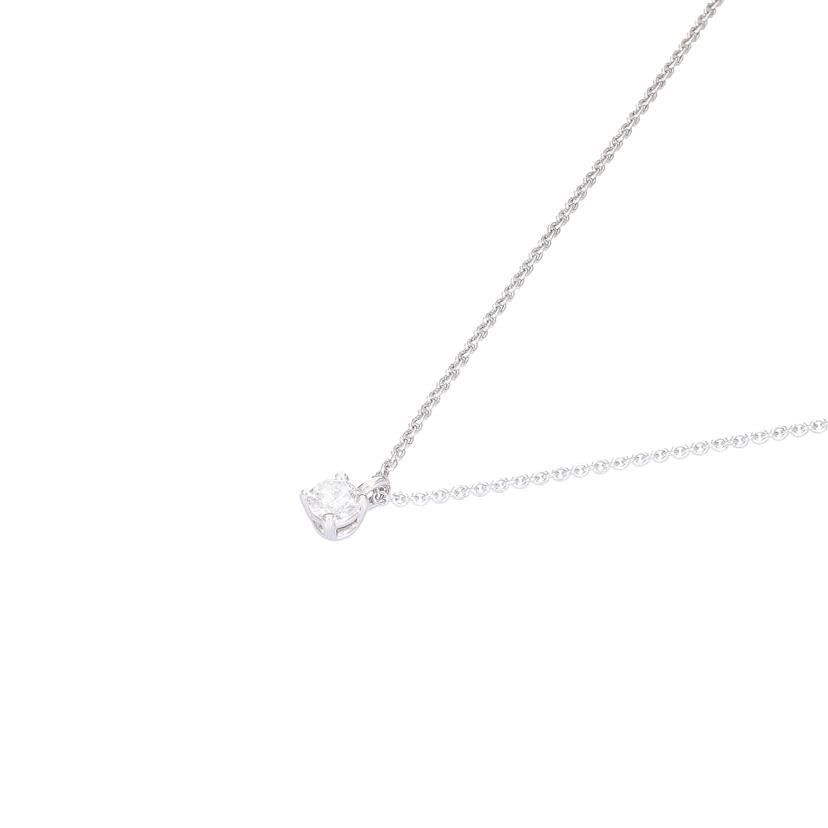 TIFFANY&Co ティファニー/Pt950ダイヤソリティアネックレス 40.5cm/2.6//Aランク/75