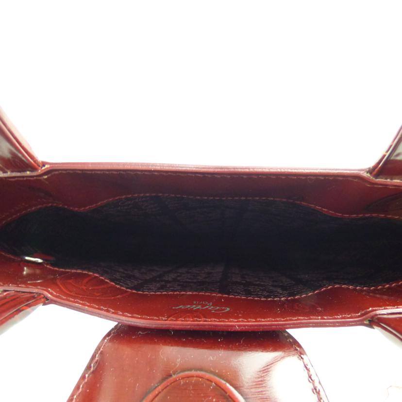 Cartier カルティエ/ハッピーバースデー/ハンドバッグ/ボルドー/L100528//ABランク/64