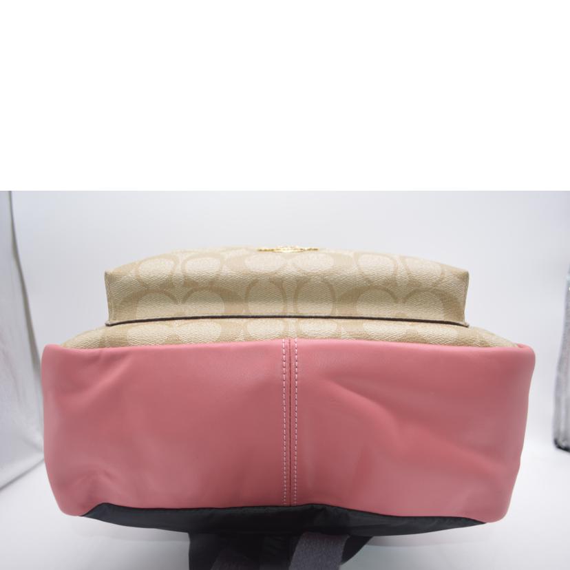 COACH コーチ/シグネチャーチャーリーレザーミディアムバックパック/F32200//F18**/Sランク/89
