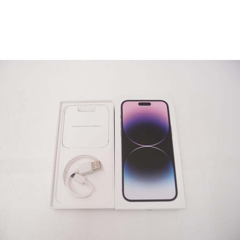 Apple アップル/iPhone 14 Pro Max 256GB ディープパープル/MQ9E3J/A//DMQJ75XX4F/ABランク/69