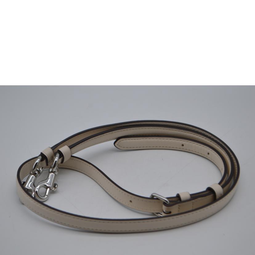 COACH コーチ/テリホワイト2wayレザーショルダー/チョーク/CR099//M23**/Aランク/89