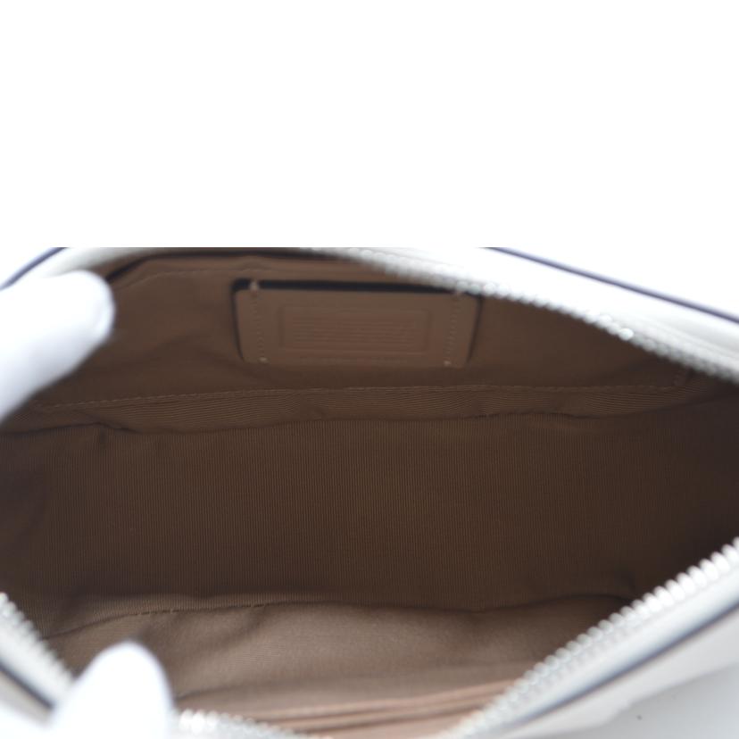 COACH コーチ/テリホワイト2wayレザーショルダー/チョーク/CR099//M23**/Aランク/89