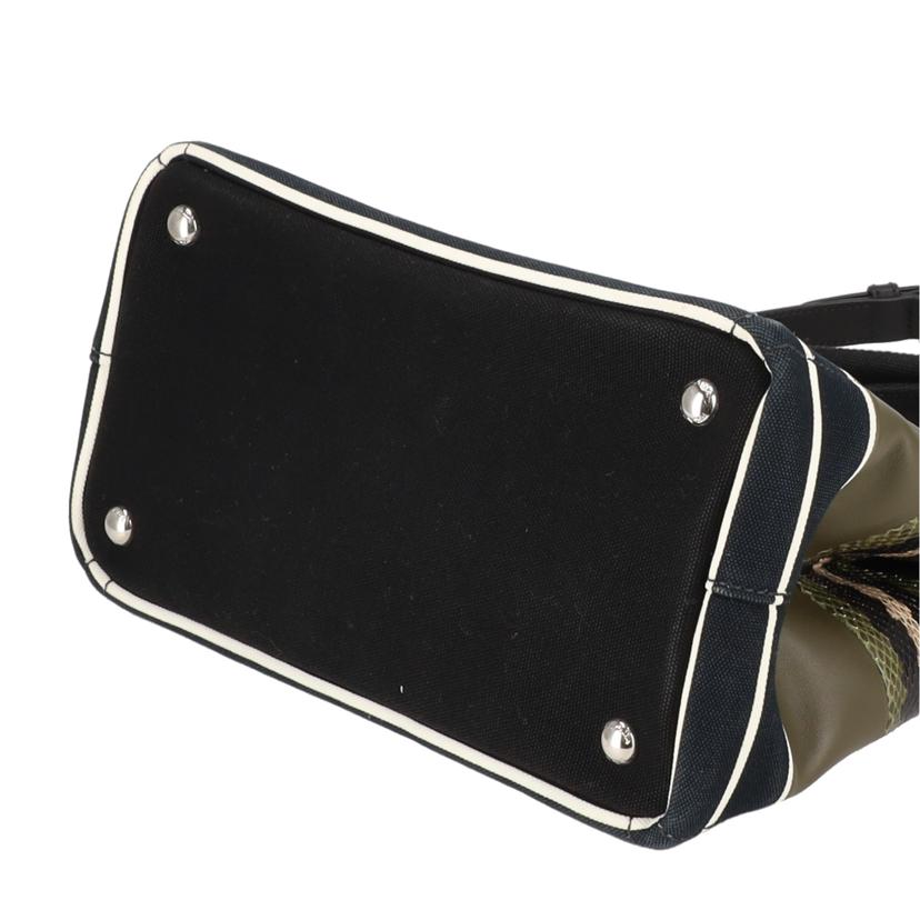 PRADA プラダ/カナパ/2WAYショルダーバッグ/キャンバス×レザー/1BG439//117/ABランク/18