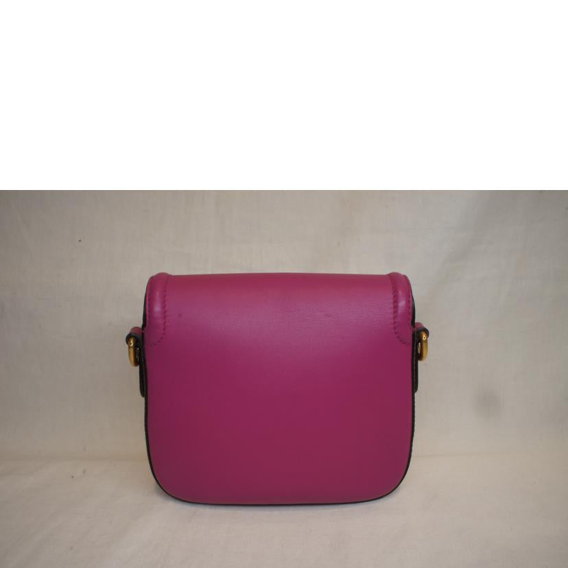 GUCCI グッチ/レザーホースビットショルダーピンク/380574//493***/ABランク/92