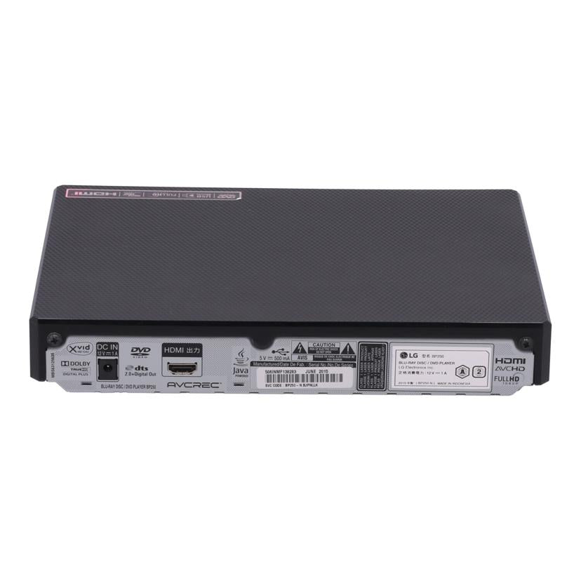 LG Electronics LG電子 /BDプレーヤー/BP250//506INMF138283/Bランク/62