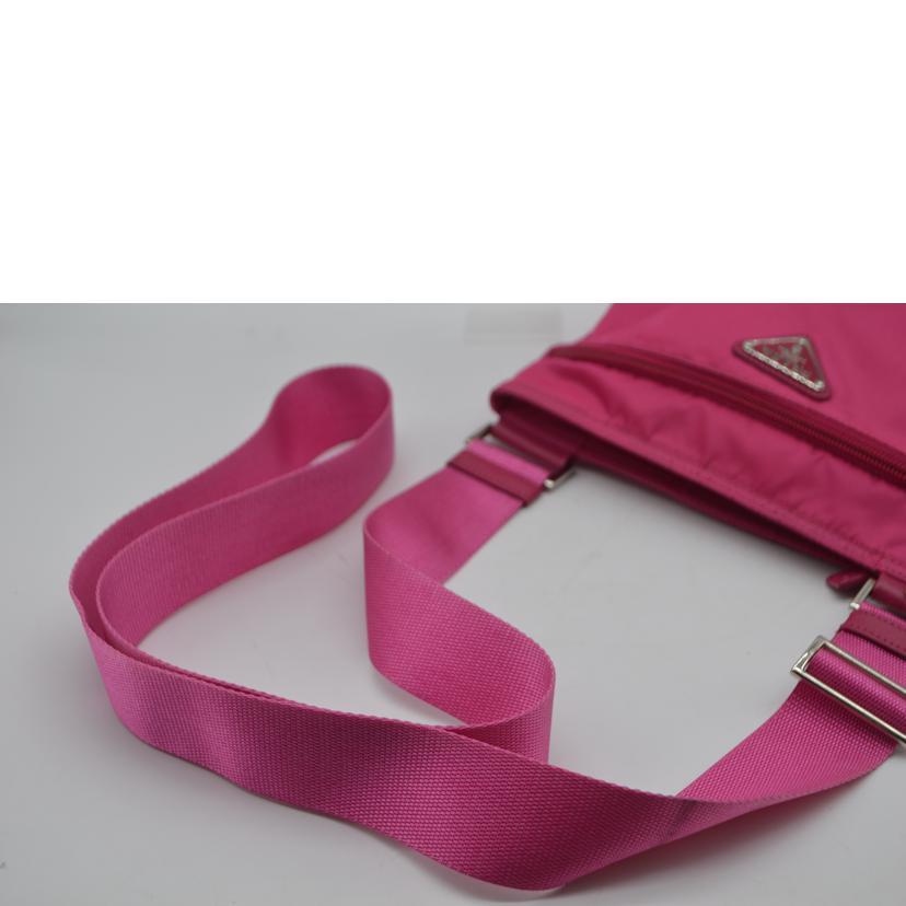 PRADA プラダ/テスートナイロンショルダー/フクシア/BT0420//158***/ABランク/89