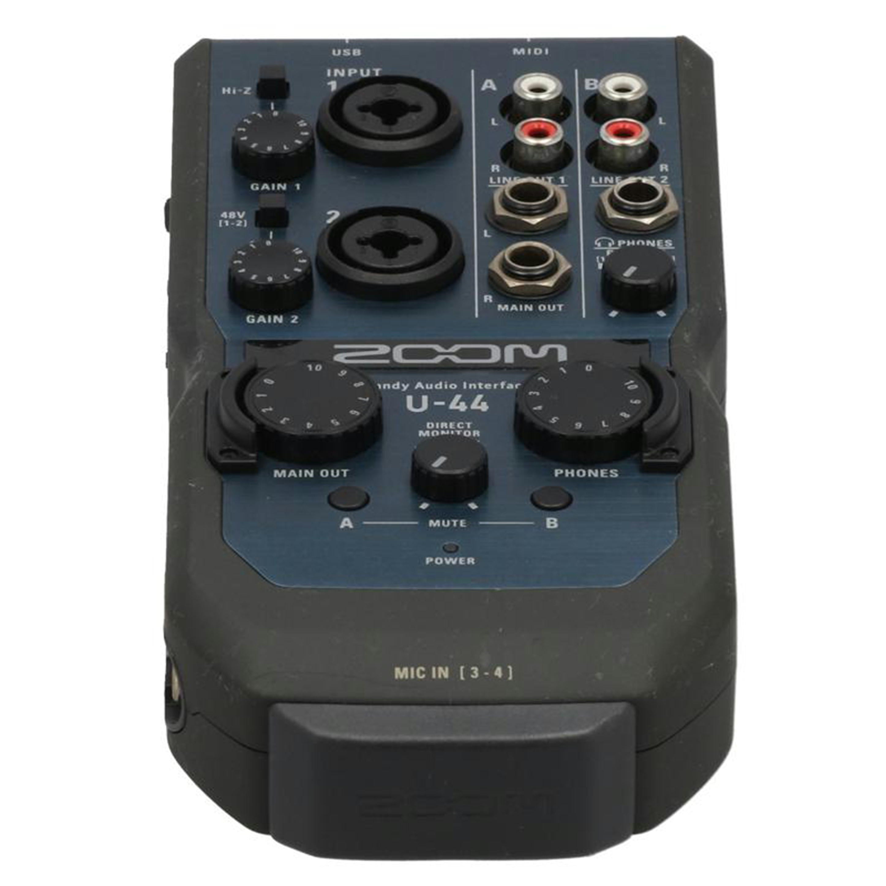 ZOOM ズーム /オーディオインターフェイス+ホルダー/U-44//B81010585/BCランク/70