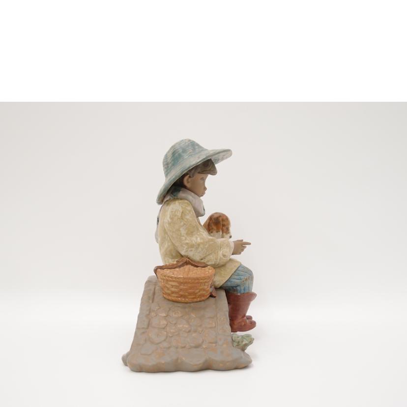 LLADRO リヤドロ/リヤドロ人形 凍った川で魚釣り/12237//Aランク/69