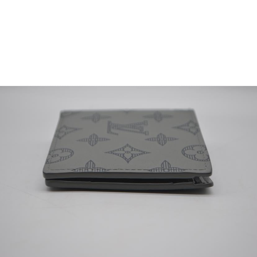 LV ルイヴィトン/ポルトフォイユ・ミュルティプル/モノグラム・シャドウ/グレー/M81383//AR1***/ABランク/89