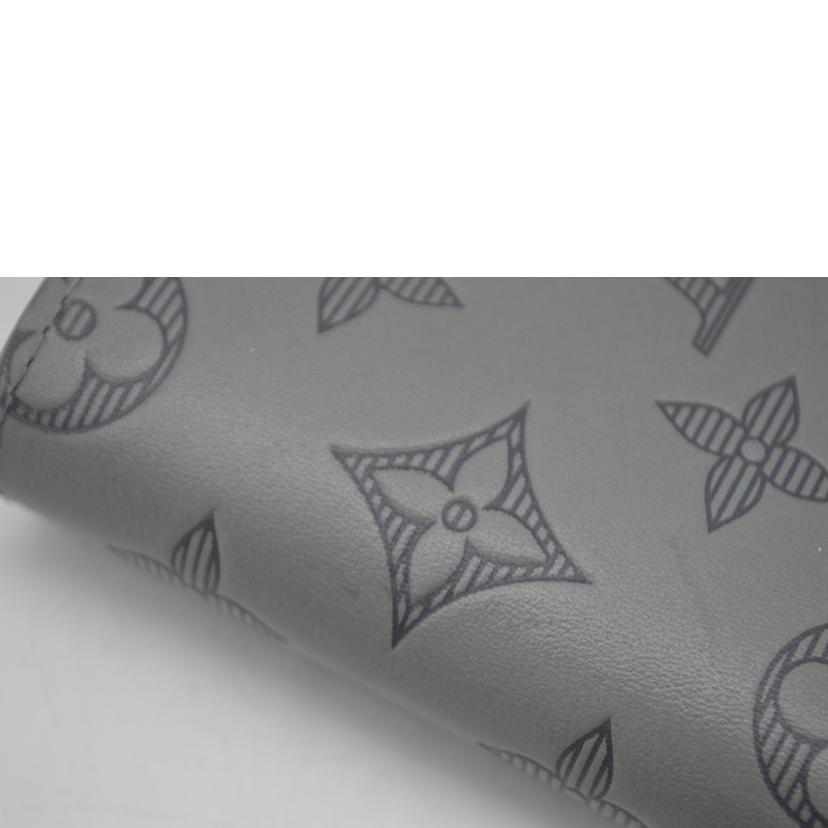 LV ルイヴィトン/ポルトフォイユ・ミュルティプル/モノグラム・シャドウ/グレー/M81383//AR1***/ABランク/89