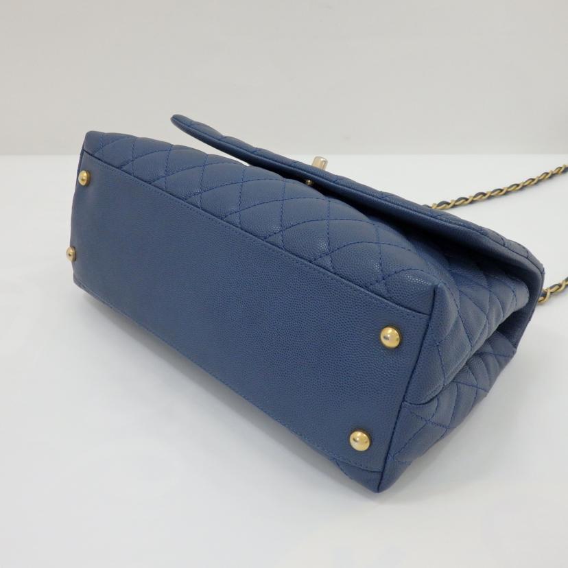 CHANEL シャネル/キャビアスキンマトラッセココハンドルチェーンショルダー/2way/A92991//236*****/ABランク/77