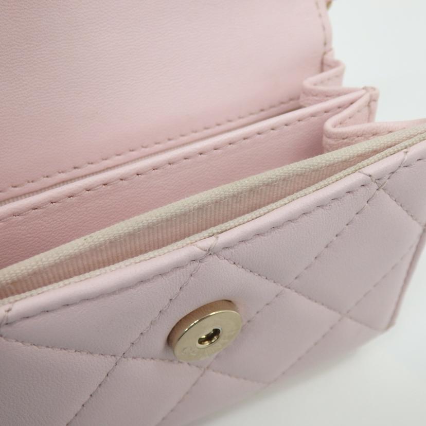 CHANEL シャネル/ミニマトラッセパールチェーンウォレット/AP2583//321*****/Aランク/77