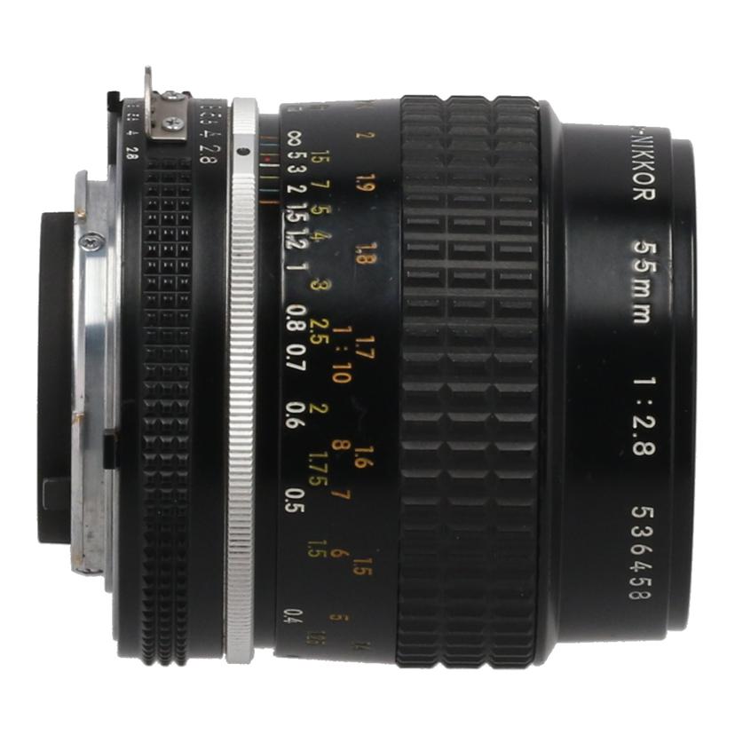 Nikon ニコン /交換レンズ/55mmマイクロ/AI Micro 55mm f2.8S//536458/Bランク/69