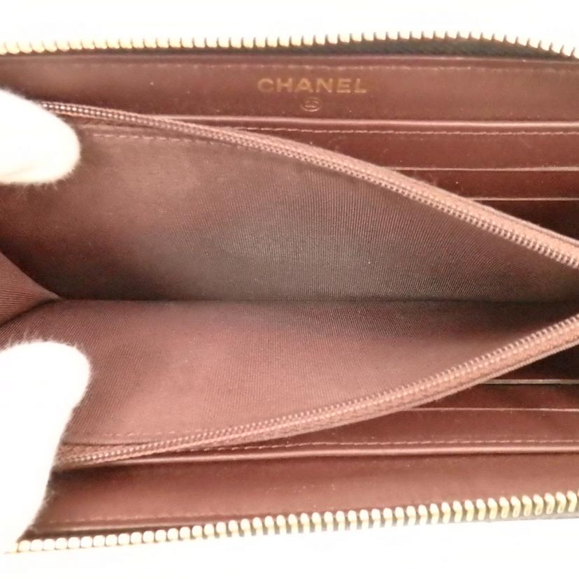 CHANEL シャネル/マトラッセキャビアスキンラウンドファスナー長財布/A50097//248*****/ABランク/77
