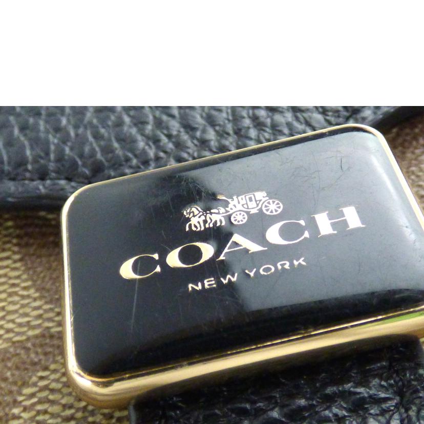COACH コーチ/シグネチャー/コンパクト財布/ベージュ/ブラック/C7805//J21**/ABランク/64