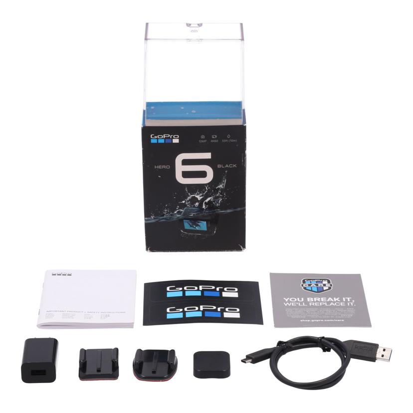 GoPro ゴープロ /アクションカメラ/HERO6 BLACK/CHDH-X-601-FW//C3221325620074/Bランク/64