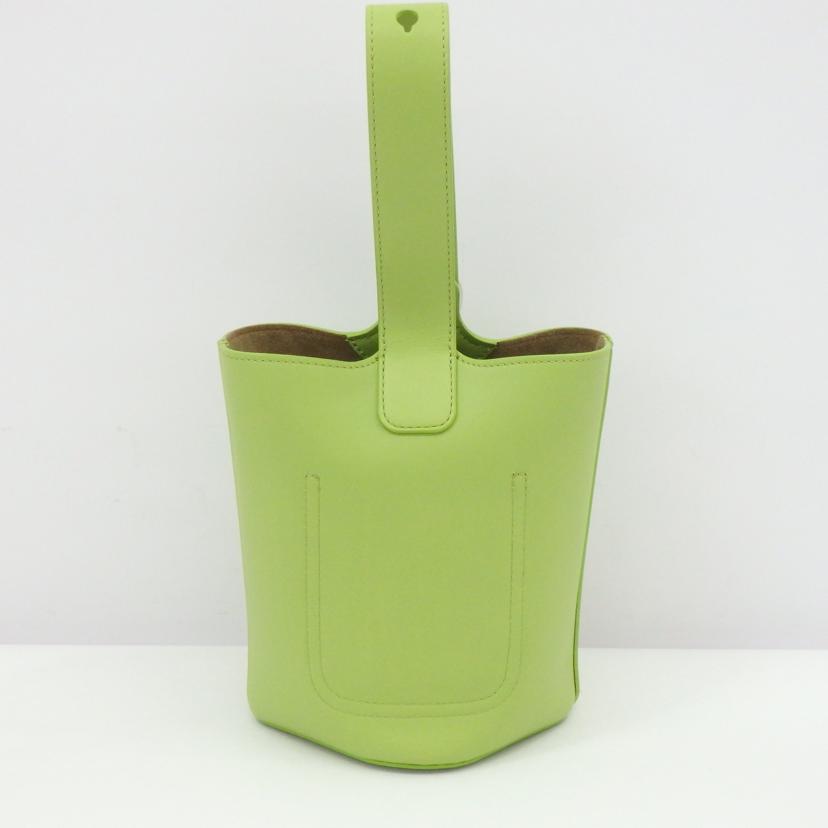 LOEWE ロエベ/ペブルバケット/グリーンリーフ/AANBBBMX01//Aランク/77