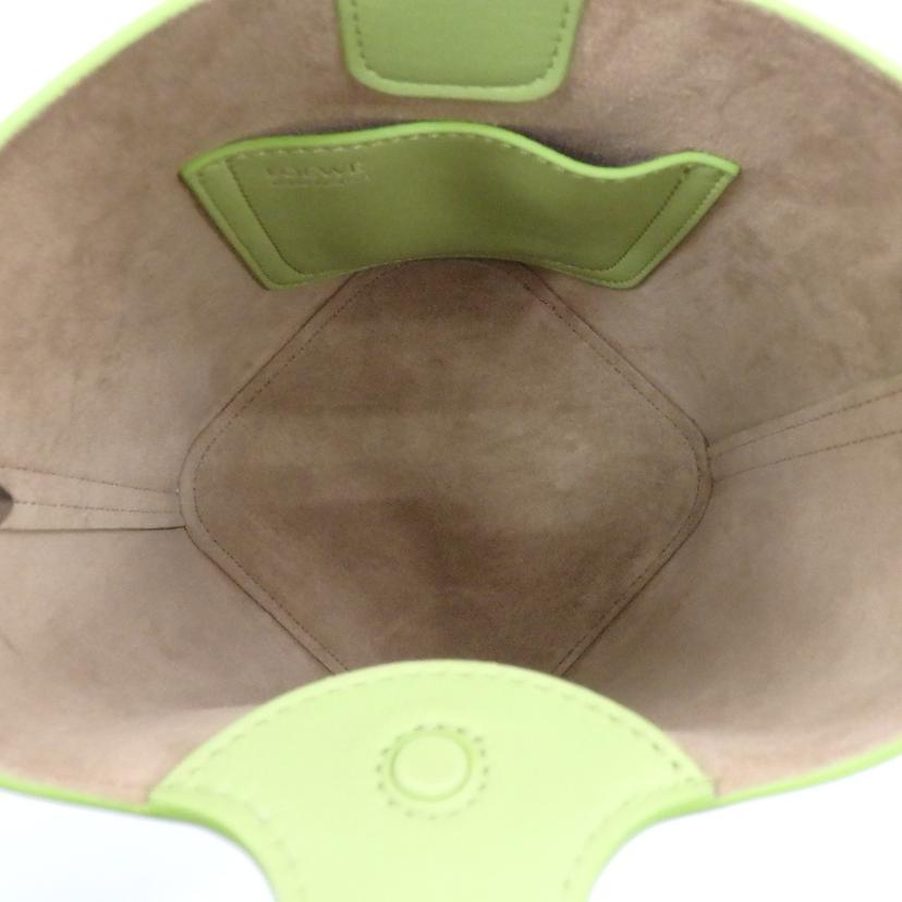 LOEWE ロエベ/ペブルバケット/グリーンリーフ/AANBBBMX01//Aランク/77