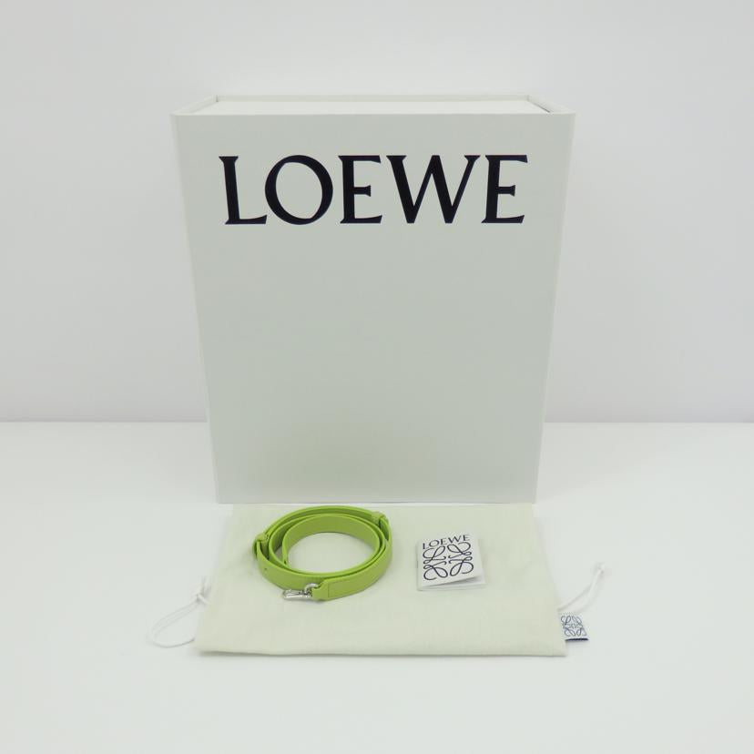LOEWE ロエベ/ペブルバケット/グリーンリーフ/AANBBBMX01//Aランク/77