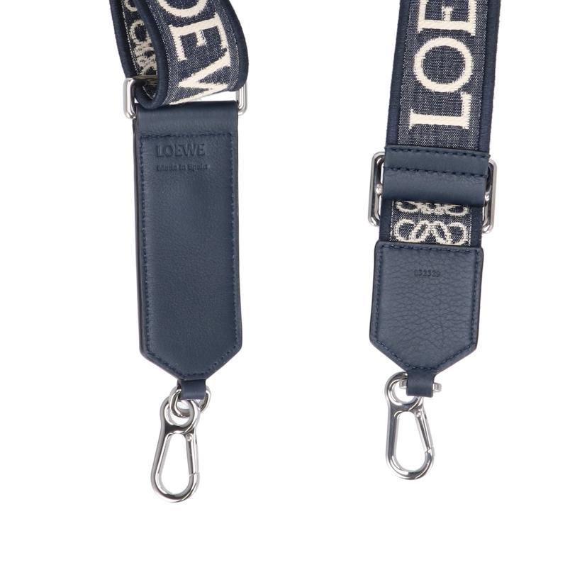 LOEWE ロエベ/Dリングアナグラムストラップ/DEEP NAVY/C073R53X01//832***/Aランク/77