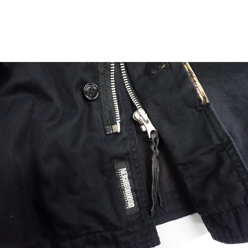 NEIGHBORHOOD ネイバーフッド/★NEIGHBORHOOD スーベニア刺繍ヒョウ柄切り替えコットンジャケット/09AW/M-65 LEO/C//L/BCランク/62