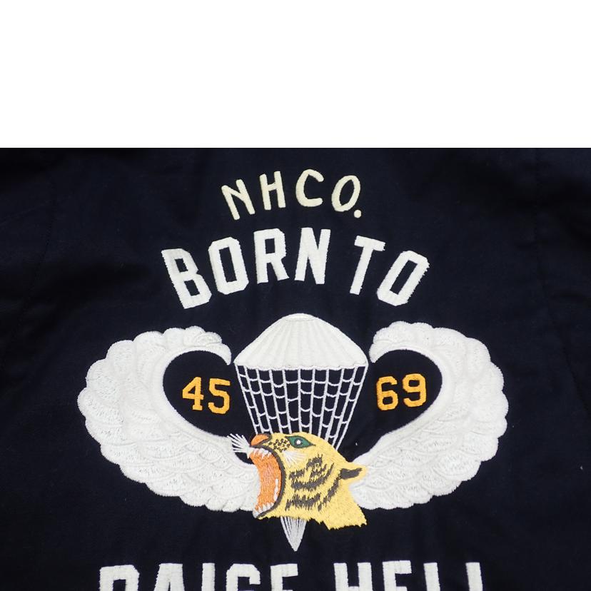 NEIGHBORHOOD ネイバーフッド/★NEIGHBORHOOD スーベニア刺繍ヒョウ柄切り替えコットンジャケット/09AW/M-65 LEO/C//L/BCランク/62