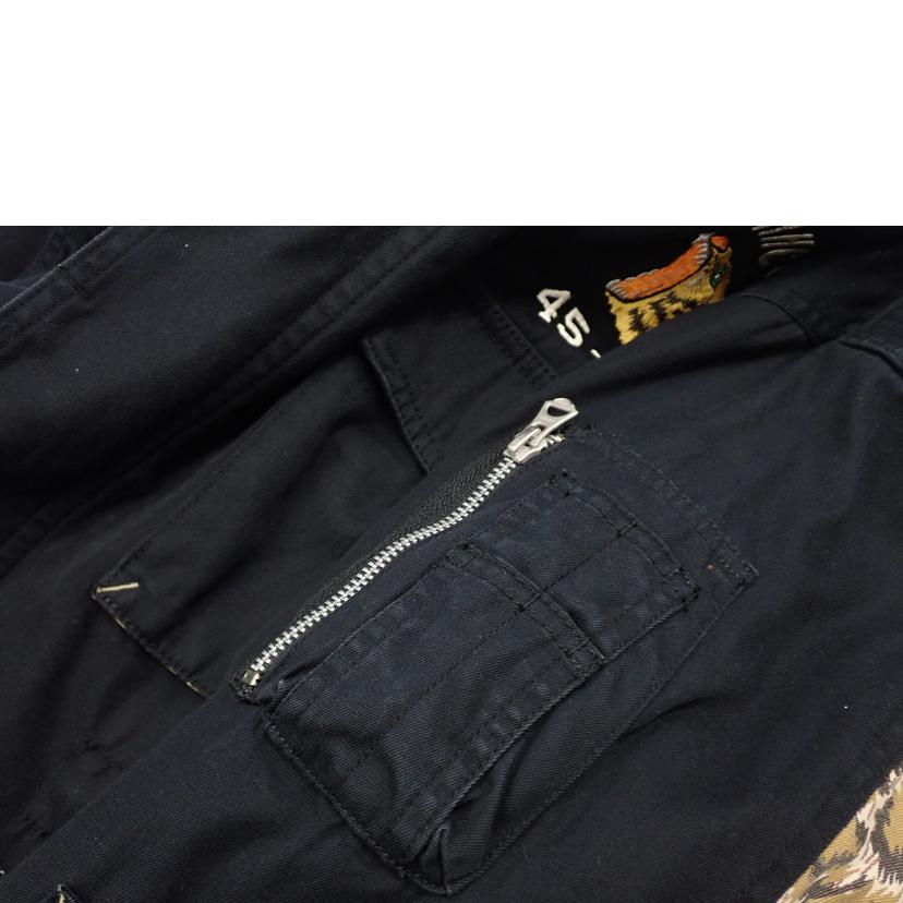 NEIGHBORHOOD ネイバーフッド/★NEIGHBORHOOD スーベニア刺繍ヒョウ柄切り替えコットンジャケット/09AW/M-65 LEO/C//L/BCランク/62