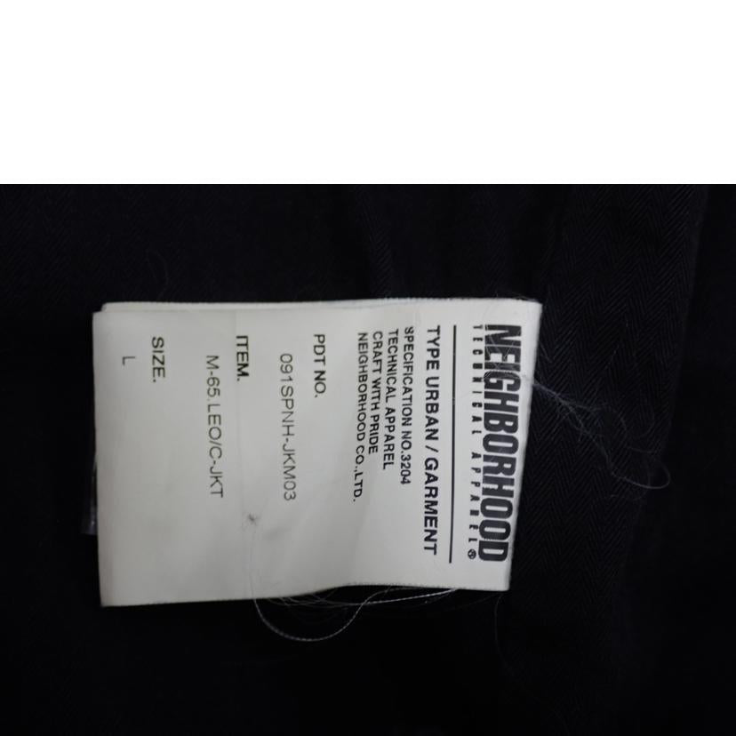 NEIGHBORHOOD ネイバーフッド/★NEIGHBORHOOD スーベニア刺繍ヒョウ柄切り替えコットンジャケット/09AW/M-65 LEO/C//L/BCランク/62