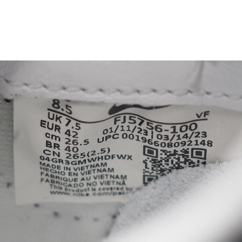 NIKE ナイキ/AIR FORCE 1 LOW QS TS/FJ5756-100//SAランク/79