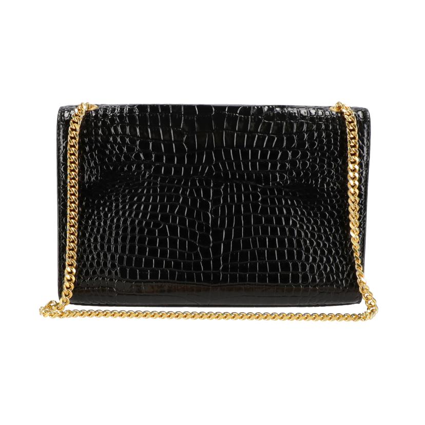 SAINT LAURENT サンローラン/ケイトミディアムタッセルエンボスレザーチェーンショルダーバッグ/BRS354119//032*/Aランク/67