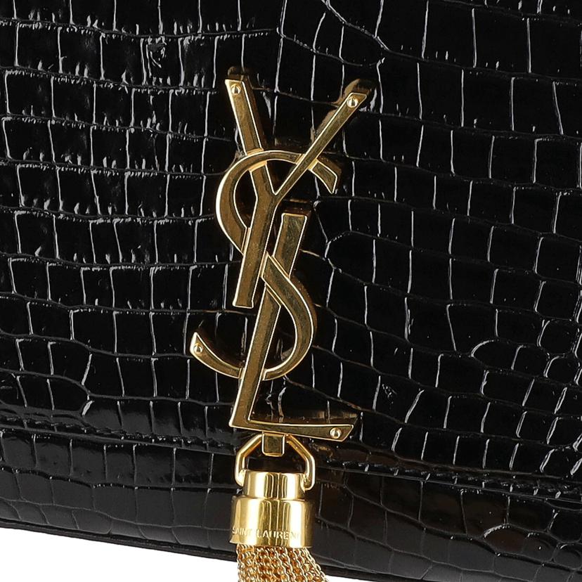 SAINT LAURENT サンローラン/ケイトミディアムタッセルエンボスレザーチェーンショルダーバッグ/BRS354119//032*/Aランク/67