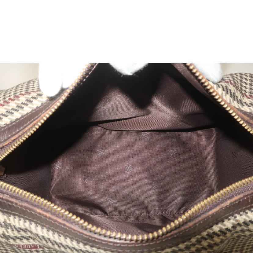 RALPH LAUREN ラルフローレン/2WAYバッグ ミニボストン ブラウン チェック//ABランク/65