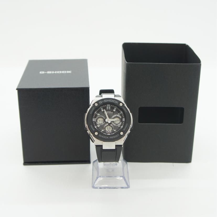 CASIO カシオ/G-SHOCK/G-STEELミッドサイズ/電波ソーラー/GST-W300-1AJF//002*****/Aランク/18