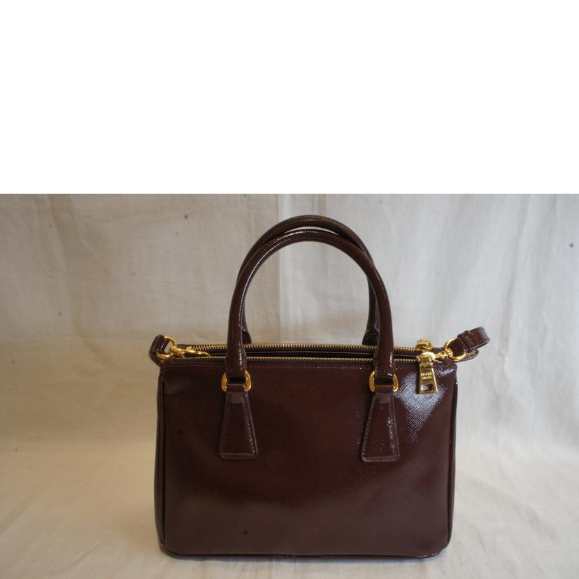PRADA プラダ/ガレリアミニエナメル2WAY/BN2316//173****/Aランク/92