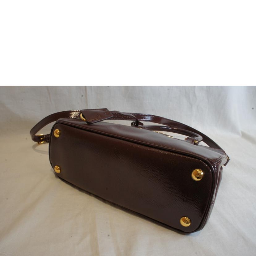 PRADA プラダ/ガレリアミニエナメル2WAY/BN2316//173****/Aランク/92