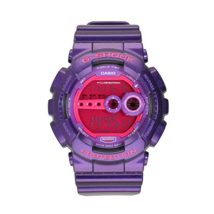 CASIO カシオ/G-SHOCKクレイジーカラーズ/デジタルウォッチ/クォーツ/GD-100SC-6JF//ABランク/18