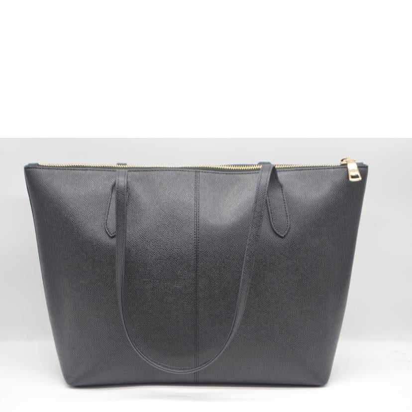 COACH コーチ/ラグジュアリークロスグレインジップレザートート/4454//D21**/Aランク/89