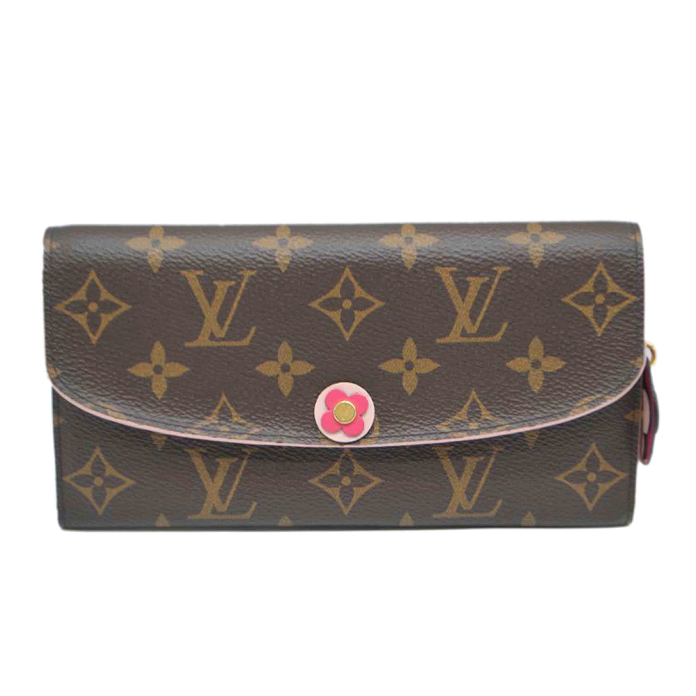 LOUIS VUITTON ルイヴィトン/ポルトフォイユ・エミリー/モノグラム・フラワー/ホットピンク/M68313//SN4***/ABランク/89