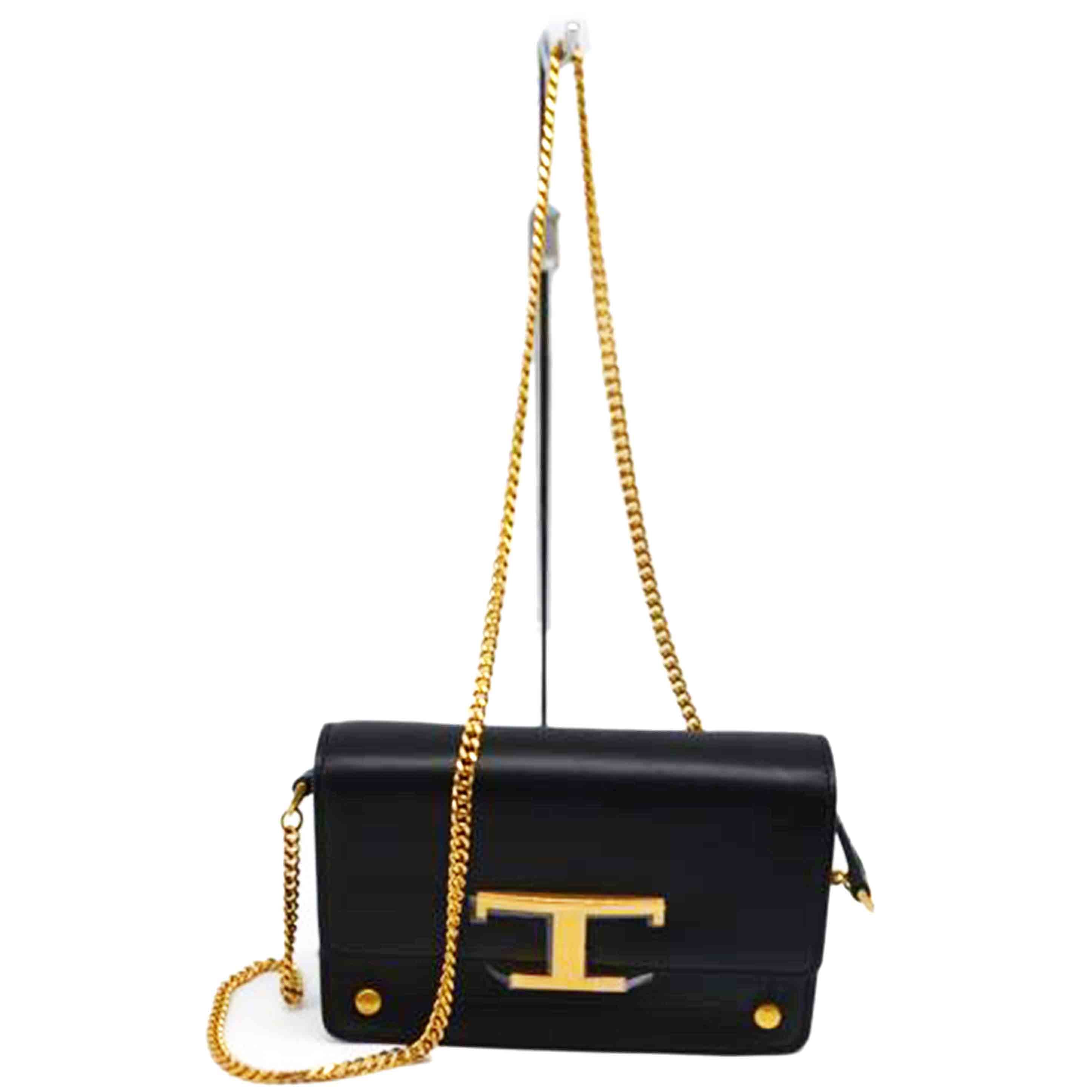 TOD'S トッズ/Tタイムレス2wayチェーンレザーショルダー/XBWTSIRC000//A5 **/Sランク/89