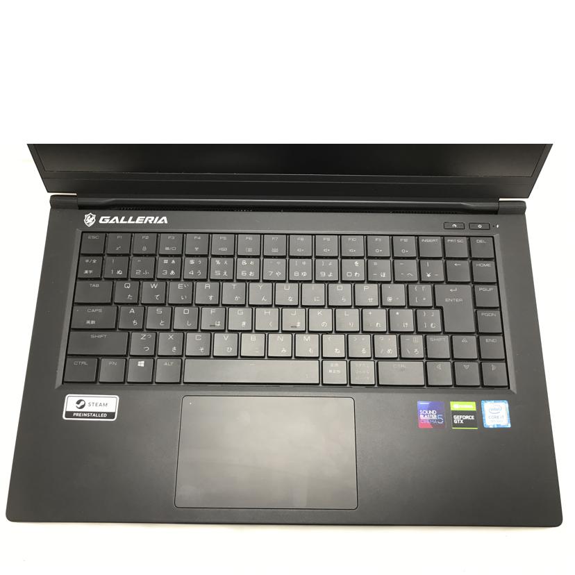 GALLERIA ガレリア/ゲーミングノートPC/GCB1660TGF-QCB//MRQC94900651/Bランク/51