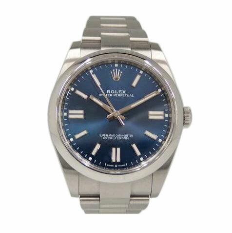ROLEX ロレックス/オイスターパーペチュアル41/ブルー文字盤/124300//27K*****/Aランク/82