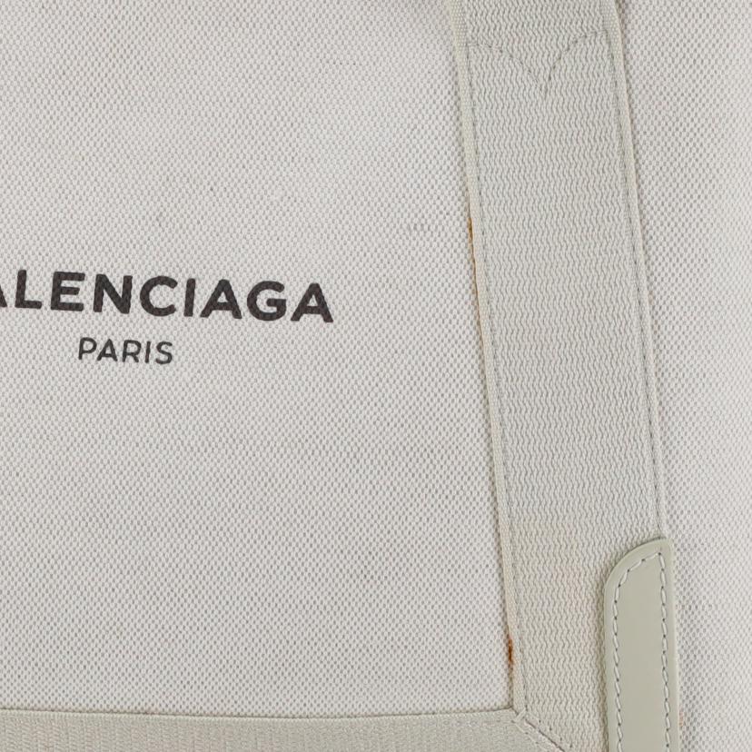 BALENCIAGA バレンシアガ/ネイビーカバスS/アイボリー/339933//Bランク/18