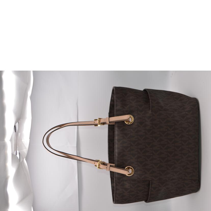 MICHAEL KORS マイケルコース/ジェットセットMKシグネチャーミディアムレザートート/30S11TTT4B//Sランク/89