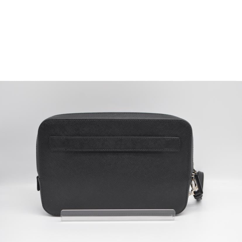 PRADA プラダ/サフィアーノトラベルレザーセカンド/ネロルビノ/2VF052//56 */Aランク/89