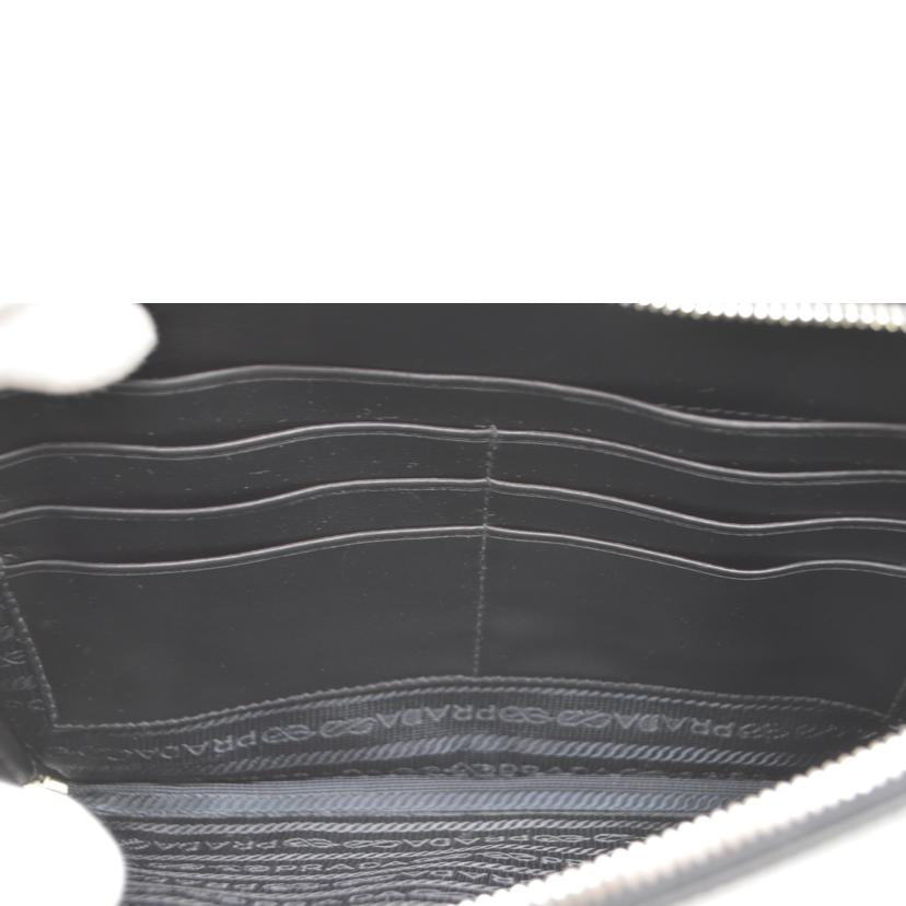 PRADA プラダ/サフィアーノトラベルレザーセカンド/ネロルビノ/2VF052//56 */Aランク/89