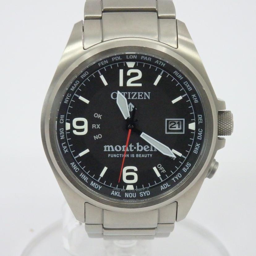 CITIZEN シチズン/プロマスター エコドライブ/電波ソーラー/チタン/モンベルコラボ/CB171-97E//082******/ABランク/77
