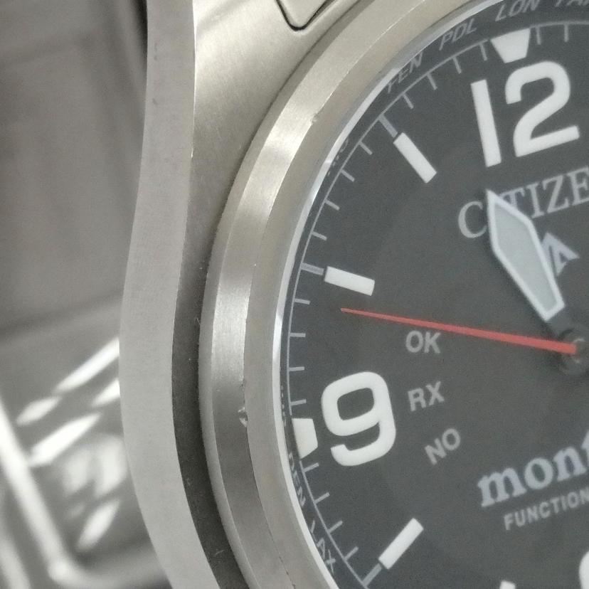 CITIZEN シチズン/プロマスター エコドライブ/電波ソーラー/チタン/モンベルコラボ/CB171-97E//082******/ABランク/77